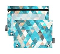 Fashion Geometry Trend (55) Raccoglitore ad anelli tascabile astuccio per 3 anelli cartella con fori raccoglitore per bambini cancelleria organizzatore Upplies, Tendenza Geometria Moda (55), 1 sizex2,