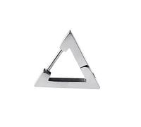 Fashion Gothic Square Unisex Punk Rock Acciaio inossidabile Uomo Donna Orecchini con piercing all'orecchio Push-Back con fibbiaUtile e pratico.
