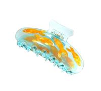 Fashion Hair Claw per donne, novità per capelli a bosco - Acetato di pesce Fashion Hair Claw,Fissare morsetti di granchio, barretta per acconciatura, strumento per il copricapo per acconciature sottil