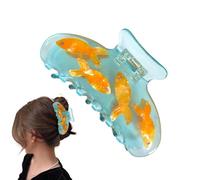 Fashion Hair Claw per donne, novità per capelli a bosco - Clip artiglio di pesce acetato divertente | Carina barretta di styling, morsetti di granchio, strumento moderno per copricapo per