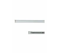 Fashion Home Pagano, Astine a Molla Estensibili per Tende a Vetro, Bacchette a Pressione in Alluminio Bianco, Senza Fori, Regolabili con Vite, Misure 40-60 cm