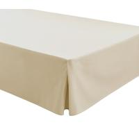 fashion home Pagano Mantovana Giroletto Vestiletto Coprirete per Letto Gonna a Pieghe Volant 40 cm Fodera Rete - 2 federe Cuscini 50x50 abbinati