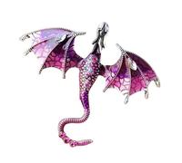 Fashion Lappel Spilla in metallo con drago, elegante spilla decorativa con drago, spilla unica con drago, spilla dorata, drago, spilla nera Dragon Pins Punk Dragon Badge, Siehe Beschreibung, Vedi