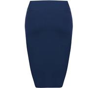 Fashion Mark Gonna aderente da donna, a vita alta, elasticizzata, per feste, taglie dalla 40 alla 46, Marina Militare, 40-42