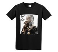 Fashion Men's T-Shirt Pop Smoke - Meet The Woo Album Cover Crew Neck Tops Tee T-Shirt Black M