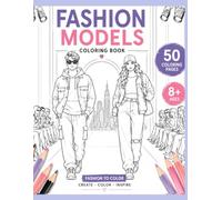 Fashion Models: Coloring Book