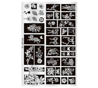 Fashion Nail Art Tool Nails Stampin Plate offre comfort e stili adatti per il tempo libero e le occasioni di festival, pratica piastra per nail art