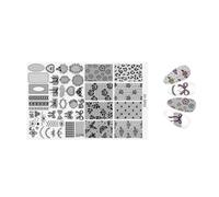 Fashion Nails Art Stamping Play Manicure Nails Design Art Designs Accessori Per La Casa E Salone Professionale Piastre Stampaggio In Acciaio Inossidabile Riutilizzabili