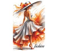 Fashion Notebook: Sketchbook | Notebook | Journal | Fashion Design | 100 Pages