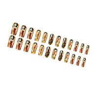 Fashion Press On Nails With Beauty Designs Art Ballet False Aggiunge Fascino E Sicurezza Senza Sforzo 24pc Premere Unghie