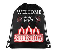 Fashion Sackpack Welcome To The Shitshow Borse da Palestra Personalizzato Sport String Zaino per Regalo, Scuola, Viaggi