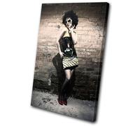 Fashion Sexy Female NUDES SINGLE TELA parete arte foto stampa