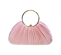 Fashion Shoulder Bag Pleated Satins Design Evening Purse with Chain Strap Dinner Bag Ideal for Various Social Occasion Lightweight Purse