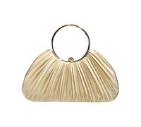 Fashion Shoulder Bag Pleated Satins Design Evening Purse with Chain Strap Dinner Bag Ideal for Various Social Occasion Lightweight Purse