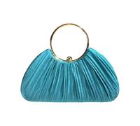 Fashion Shoulder Bag Pleated Satins Design Evening Purse with Chain Strap Dinner Bag Ideal for Various Social Occasion Lightweight Purse
