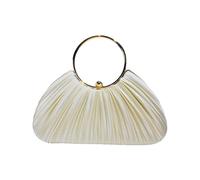 Fashion Shoulder Bag Pleated Satins Design Evening Purse with Chain Strap Dinner Bag Ideal for Various Social Occasion Lightweight Purse