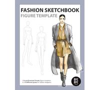 Fashion Sketchbook Figure Template: This professional Fashion Illustration Sketchbook contains 230 female fashion figure templates. All fashion ... in Paris and are now available in this Book