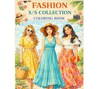 Fashion Spring Summer Season Coloring Book