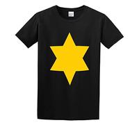 Fashion Star of David - Jimmy Cliff Harder They Come Sheriff Unisex 100% Cotton Short-Sleeve T-Shirts Black L