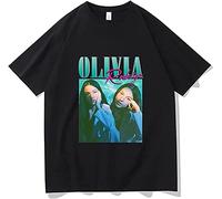 Fashion Summer Anime Sour New Pattern Print Tshirt Olivia Rodrigo Graphic T Shirts Men Women Oversized Hip Hop Tee Harajuku Tops Men Black S