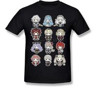 Fashion T-Shirt Fire Emblem FatesFor Men Short Sleeve Cotton Custom Black 3XL