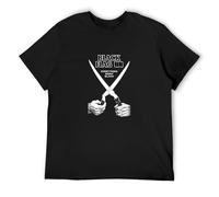 Fashion T-Shirt Flag Everything Went Black Punk Black XL