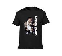 Fashion T-Shirt Linkin Pork Chester Bennington Rip 100% Cotton S