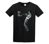 Fashion T-Shirt Miles Davis A Tribute To Jack Johnson Black S