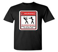 Fashion T-Shirt Warning To Avoid Injury Don't Tell Me How To Do My Job DT Adult Black S