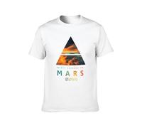 Fashion T-Shirts 30 Seconds to Mars White 3XL