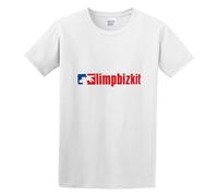 Fashion T-Shirts Limp Bizkit Band Logo White L