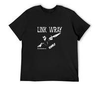 Fashion T-Shirts Link Wray's Rumble Retno Guitar Black 3XL