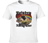 Fashion T-Shirts Rainbow Rising Tour 76 White L
