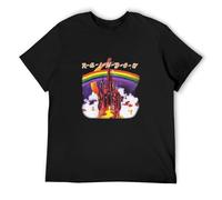 Fashion T-Shirts Rainbow Ritchie Blackmore's Rainbow First Album Black S