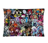 Fashion throw pillow cover for 20"x30" Monster High Pillow case Cushion Throw Cover Case (one side)