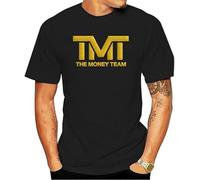 Fashion Tshirt 100% Cotton Creative Graphic TMT The Money T Shirt Team Golden Black
