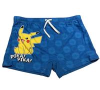 Fashion UK Costume Pokemon Bambino - Costume da Bagno Bambino - Costume Mare Bambino - Costume Piscina Bimbo - Pokeball Pokemon Pika Pika Pikachu - Pantaloncini Boxer Mare Bambino (6 anni)