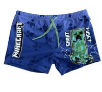 Fashion UK Minecraft - Costume da bagno Creeper, colore: blu, Blu, 122