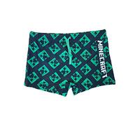 Fashion UK Minecraft Steve e Mostri - Costume da Bagno per Mare e Piscina Bambino