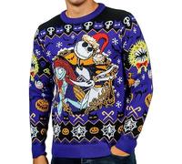 Fashion UK Nightmare Before Christmas - Maglione natalizio, Multi, L