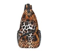 Fashionable Abstract Leopard Skin Geometric Shapes Donna Uomo Borsa A Tracolla Multitasche Borsa Monospalla Piccolo Crossbody Bag Per Lavoro Sportivo Outdoor Campeggio