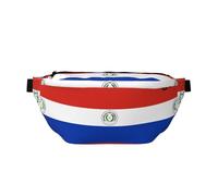 FashionableFlag of Paraguay - Marsupio da corsa, leggero e confortevole, adatto per viaggi, shopping, ciclismo e fitness
