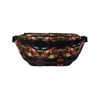 FashionableTantalizing Roast Turkey - Marsupio da corsa, leggero e confortevole, adatto per viaggi, shopping, ciclismo e fitness