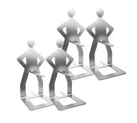 FashionCha 4 Divertenti Supporti per Barbecue con Bastoncini per Arrostire