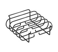 FashionCha Accessorio per Barbecue per Costine, Pratico E Funzionale Ovunque, Nero