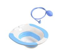 FashionCha Bidet Dell'anca per Bagno con Ciotola di Pulizia Portatile, Blu