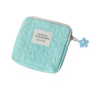 FashionCha Borsa porta tovaglioli per il ciclo mestruale per donne, ragazze e donne, Blu