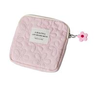 FashionCha Borsa porta tovaglioli per il ciclo mestruale per donne, ragazze e donne, Rosa