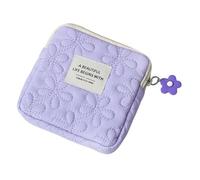 FashionCha Borsa porta tovaglioli per il ciclo mestruale per donne, ragazze e donne, Viola