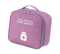FashionCha Contenitore per Medicinali Portatile, Kit di Domestico, Kit di Emergenza Vuoto, Purple and L